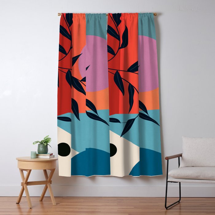 Geometric Shapes 140 Window Curtain Gallery Image 5