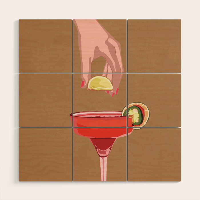 Cocktail Time 1 Wood Wall Art Gallery Image 1