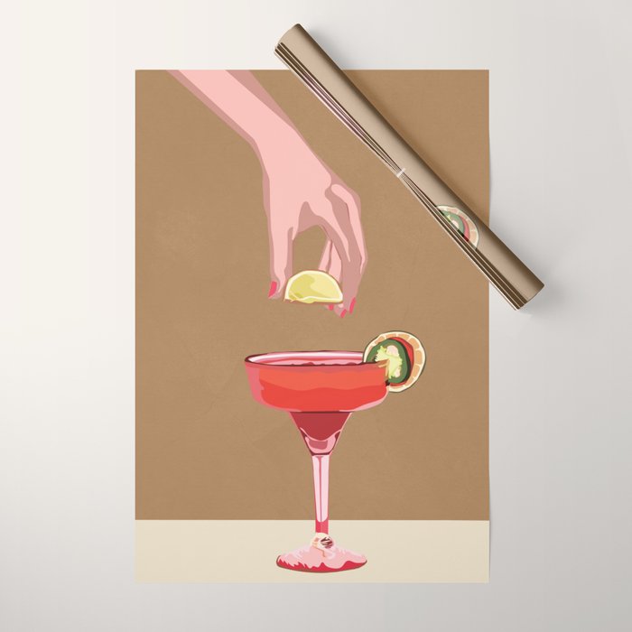 Cocktail Time 1 Wrapping Paper Gallery Image 1