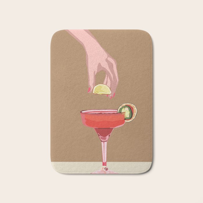 Cocktail Time 1 Bath Mat Gallery Image 1