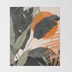 Jungle Abstract 12 Throw Blanket Gallery Image 2