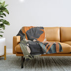 Jungle Abstract 12 Throw Blanket Gallery Image 1