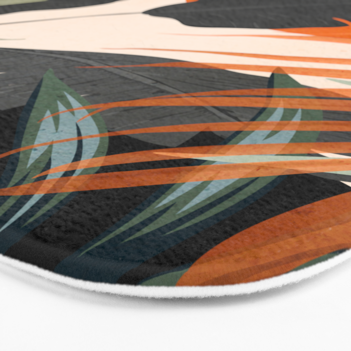 Jungle Abstract 12 Bath Mat Gallery Image 3