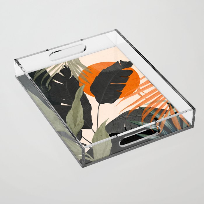 Jungle Abstract 12 Acrylic Tray Gallery Image 1