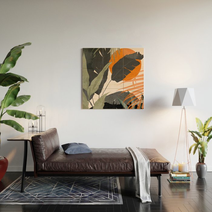 Jungle Abstract 12 Wood Wall Art Gallery Image 2