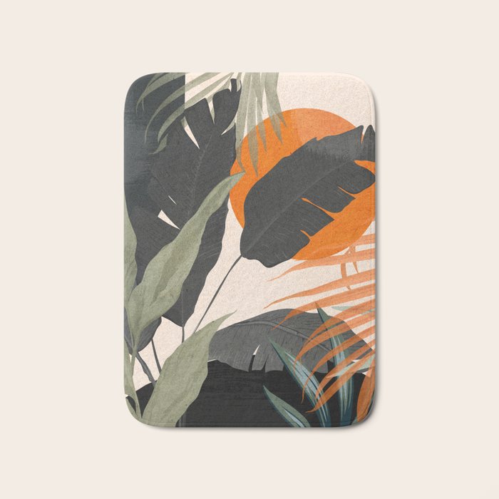 Jungle Abstract 12 Bath Mat Gallery Image 1