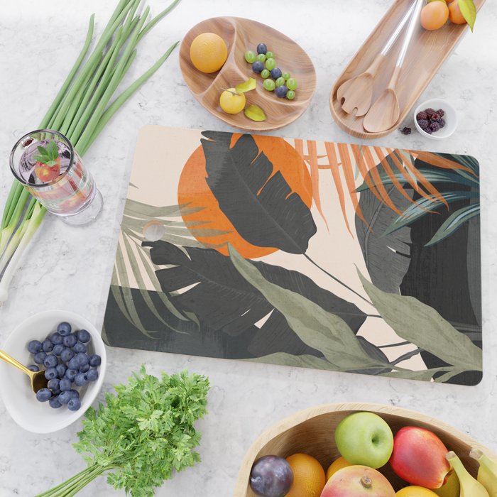 Jungle Abstract 12 Cutting Board Gallery Image 2