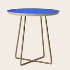 Royal Blue Bright Bold Solid Color Side Table Gallery Image 1