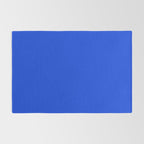 Royal Blue Bright Bold Solid Color Rug Gallery Image 2