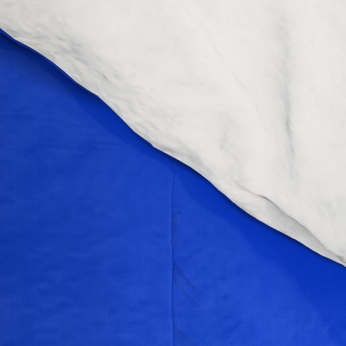 Royal Blue Bright Bold Solid Color Comforter Gallery Image 4