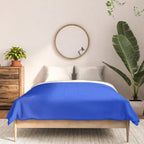 Royal Blue Bright Bold Solid Color Comforter Gallery Image 3