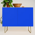 Royal Blue Bright Bold Solid Color Credenza Gallery Image 1