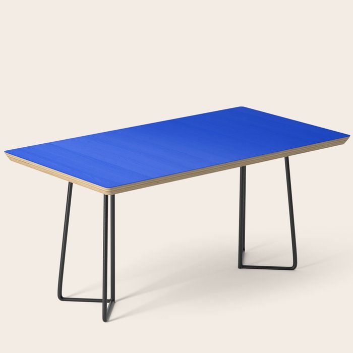 Royal Blue Bright Bold Solid Color Coffee Table Gallery Image 1