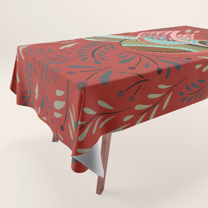 Peace Bird - Red Tablecloth Gallery Image 1