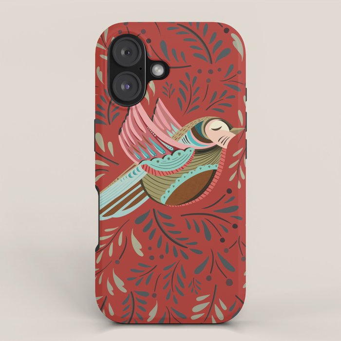 Peace Bird - Red iPhone Case Gallery Image 1