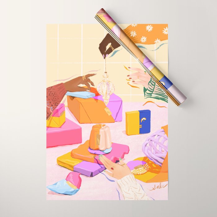 Holiday Preparation Wrapping Paper Gallery Image 1