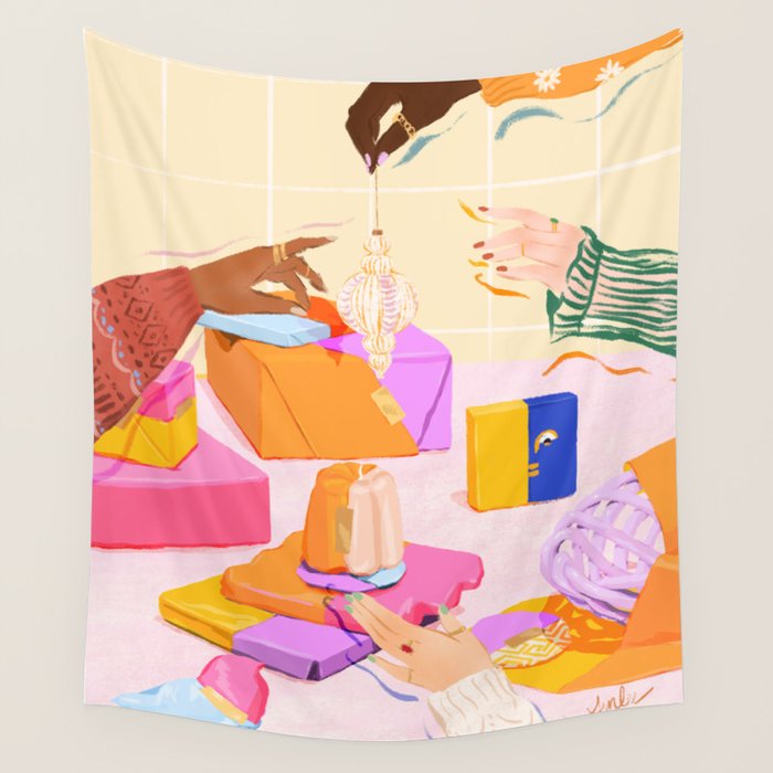 Holiday Preparation Wall Tapestry Gallery Image 4