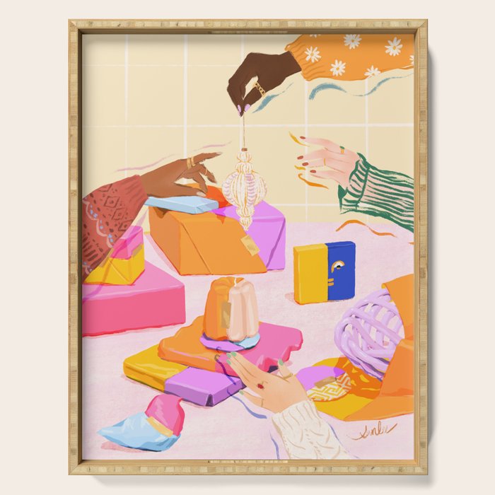 Holiday Preparation Serving Tray Gallery Image 1