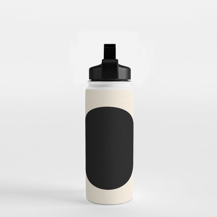 Abstraction_BLACK_DOT_LINE_ART_Minimalism_003C Water Bottle Gallery Image 2