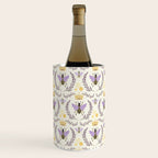 Queen Bee - Lavander Purple and Yellow Wine Chiller Gallery Image 1