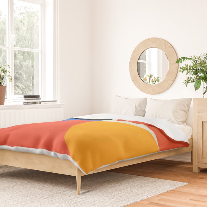 BAUHAUS 02: Exhibition 1923 | Mid Century Series  Duvet Cover Gallery Image 2