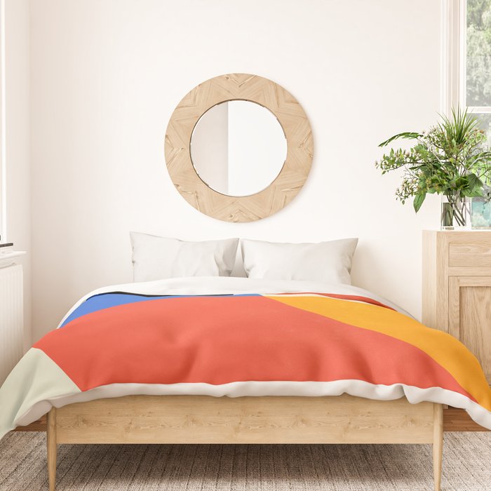 BAUHAUS 02: Exhibition 1923 | Mid Century Series  Duvet Cover Gallery Image 3