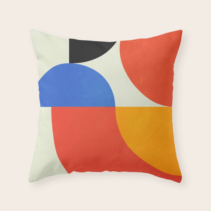 BAUHAUS 02: Exhibition 1923 | Mid Century Series  Throw Pillow Gallery Image 1