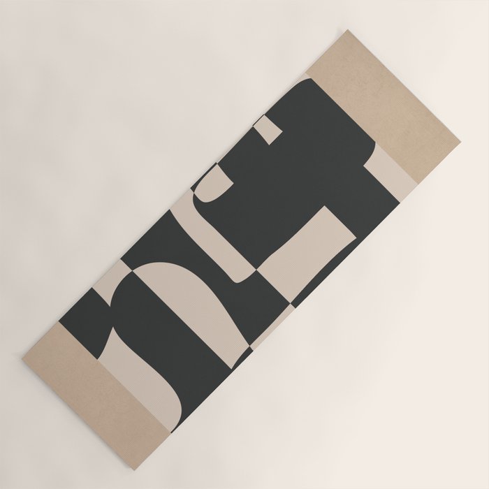Modern Abstract Minimal Art 3 Yoga Mat Gallery Image 1