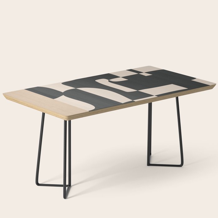 Modern Abstract Minimal Art 3 Coffee Table Gallery Image 1