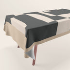 Modern Abstract Minimal Art 3 Tablecloth Gallery Image 1