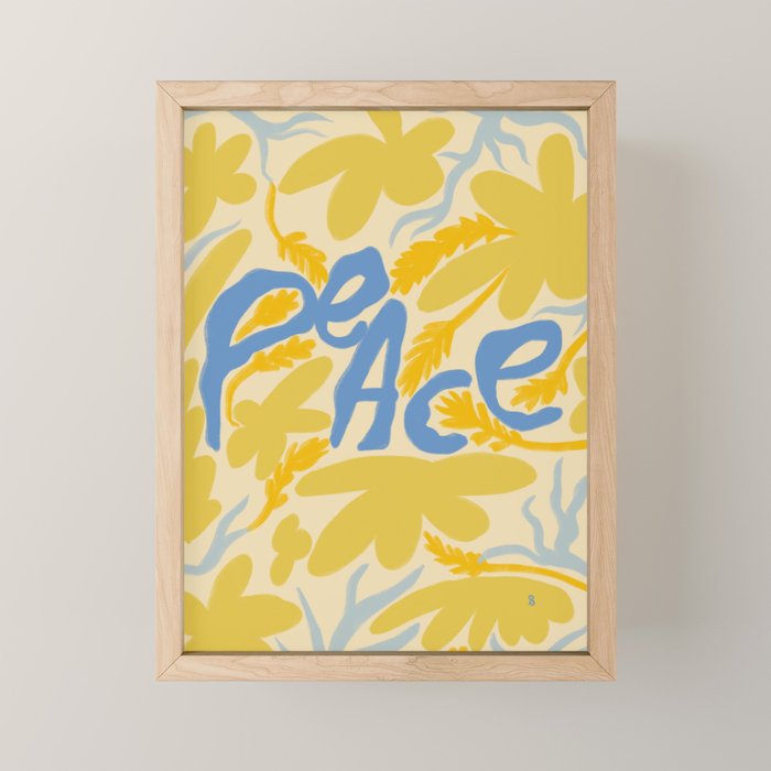 PEACE Mini Art Print Gallery Image 1