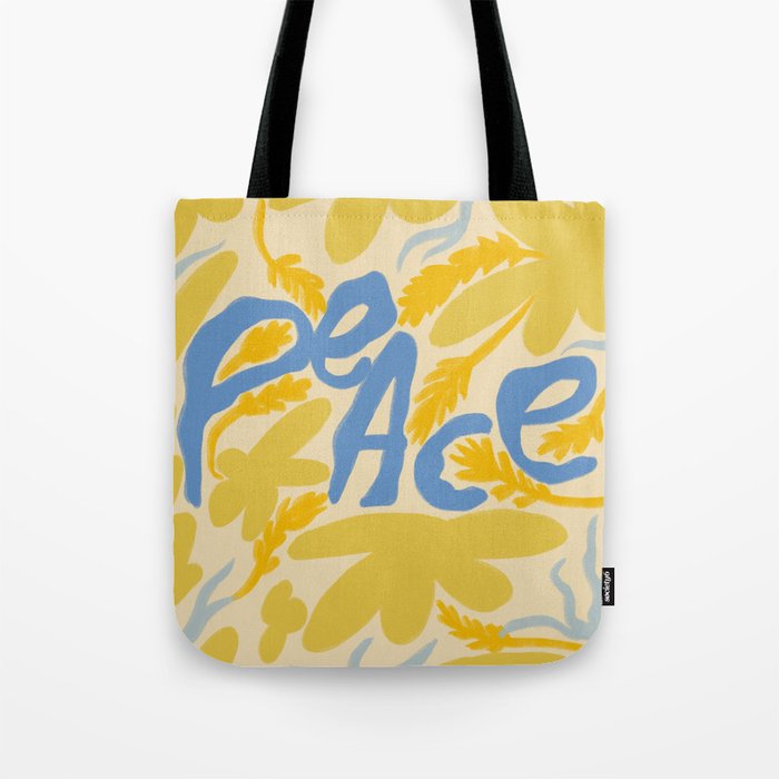 PEACE Tote Bag Gallery Image 1