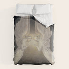 William Blake The Angels hovering over the body of Christ in the Sepulchre Duvet Cover Gallery Image 6