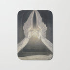 William Blake The Angels hovering over the body of Christ in the Sepulchre Bath Mat Gallery Image 1