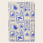 Vintage summer nature patchwork art pattern Cutting Board Gallery Image 1