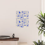 Vintage summer nature patchwork art pattern Poster Gallery Image 2