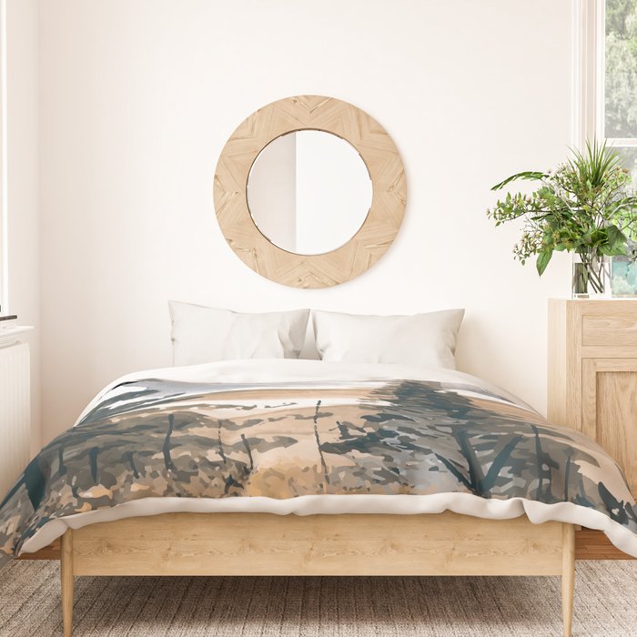 Beautiful Winter Memory Duvet Cover Gallery Image 3