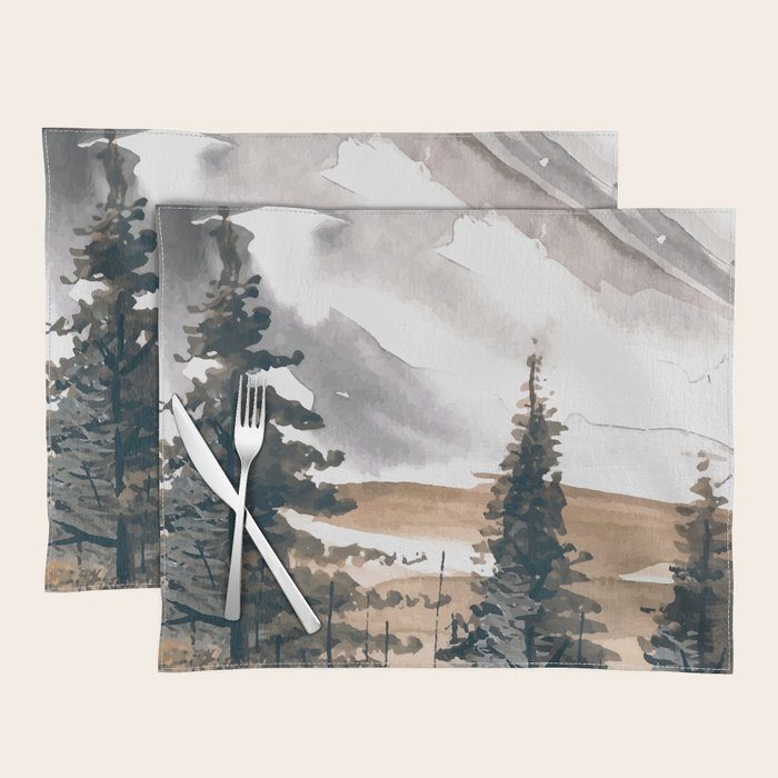 Beautiful Winter Memory Placemat Gallery Image 1