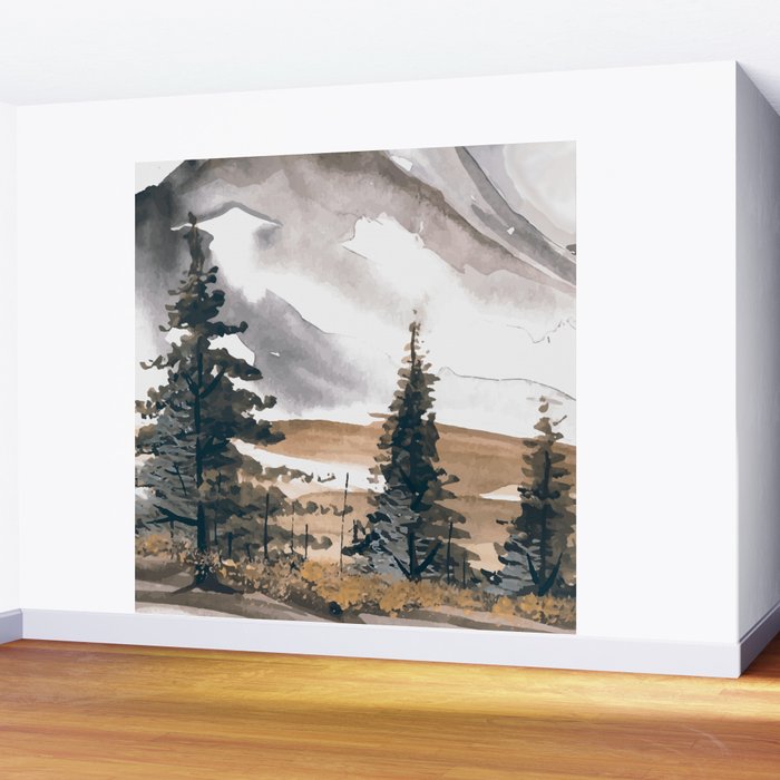 Beautiful Winter Memory Wall Mural Gallery Image 2