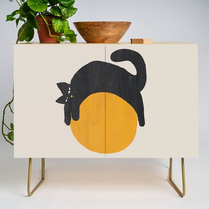 Cat with ball Credenza Gallery Image 1