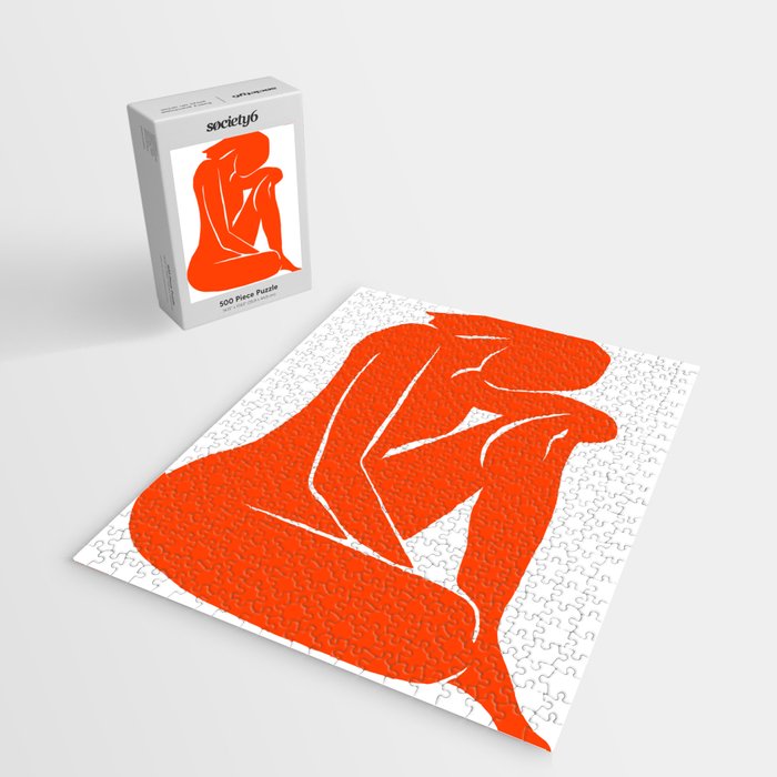 Nude II: Torch Orange Edition Jigsaw Puzzle Gallery Image 2