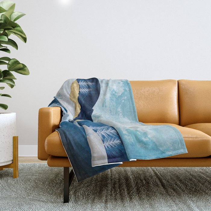 Moonlit Hills Throw Blanket Gallery Image 1