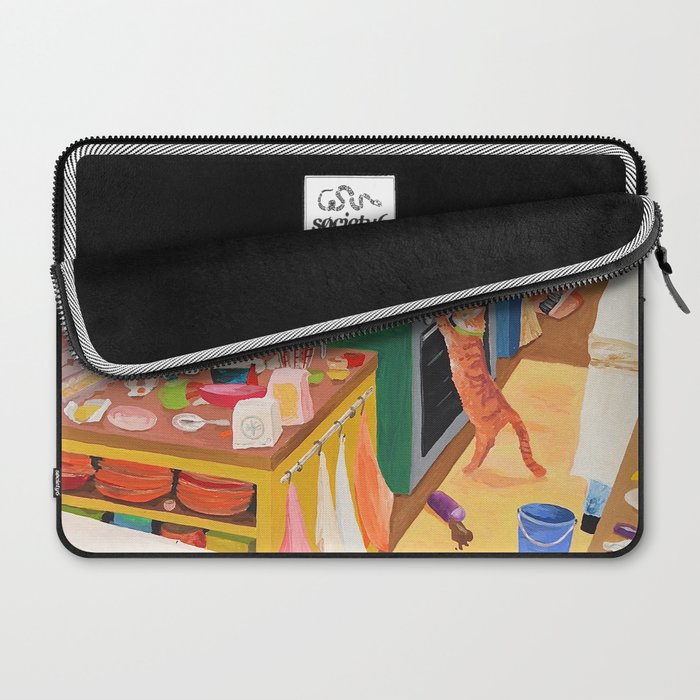 A Cat in the Kitchen Laptop Sleeve Gallery Image 2