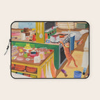 A Cat in the Kitchen Laptop Sleeve Gallery Image 1