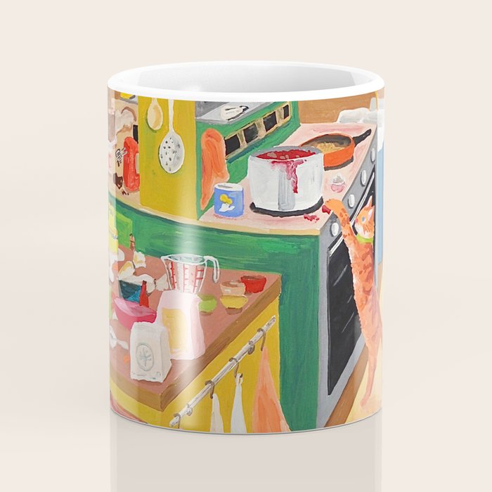 A Cat in the Kitchen Coffee Mug Gallery Image 4
