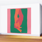 Holding Hands 3 Wall Mural Gallery Image 2