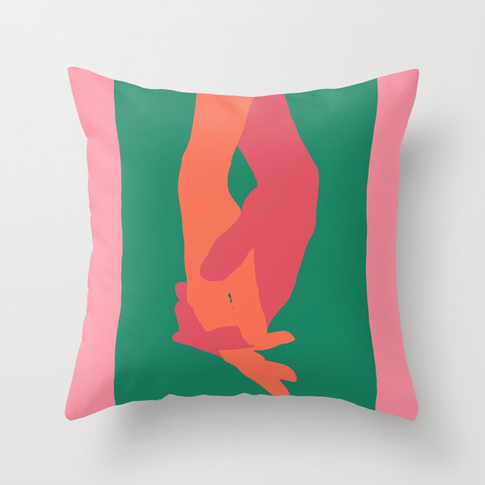 Holding Hands 3 Throw Pillow Gallery Image 6