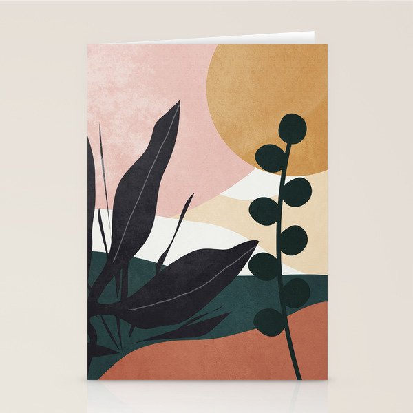Abstract Landscape Stationery Card Gallery Image 1