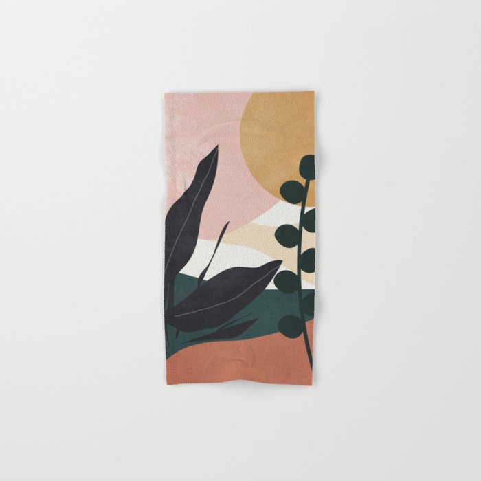 Abstract Landscape Bath Towel Gallery Image 1