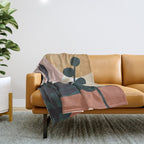 Abstract Landscape Throw Blanket Gallery Image 1
